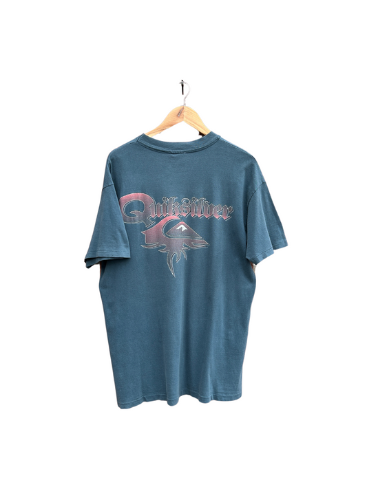 Vintage 90s Quiksilver tee - large