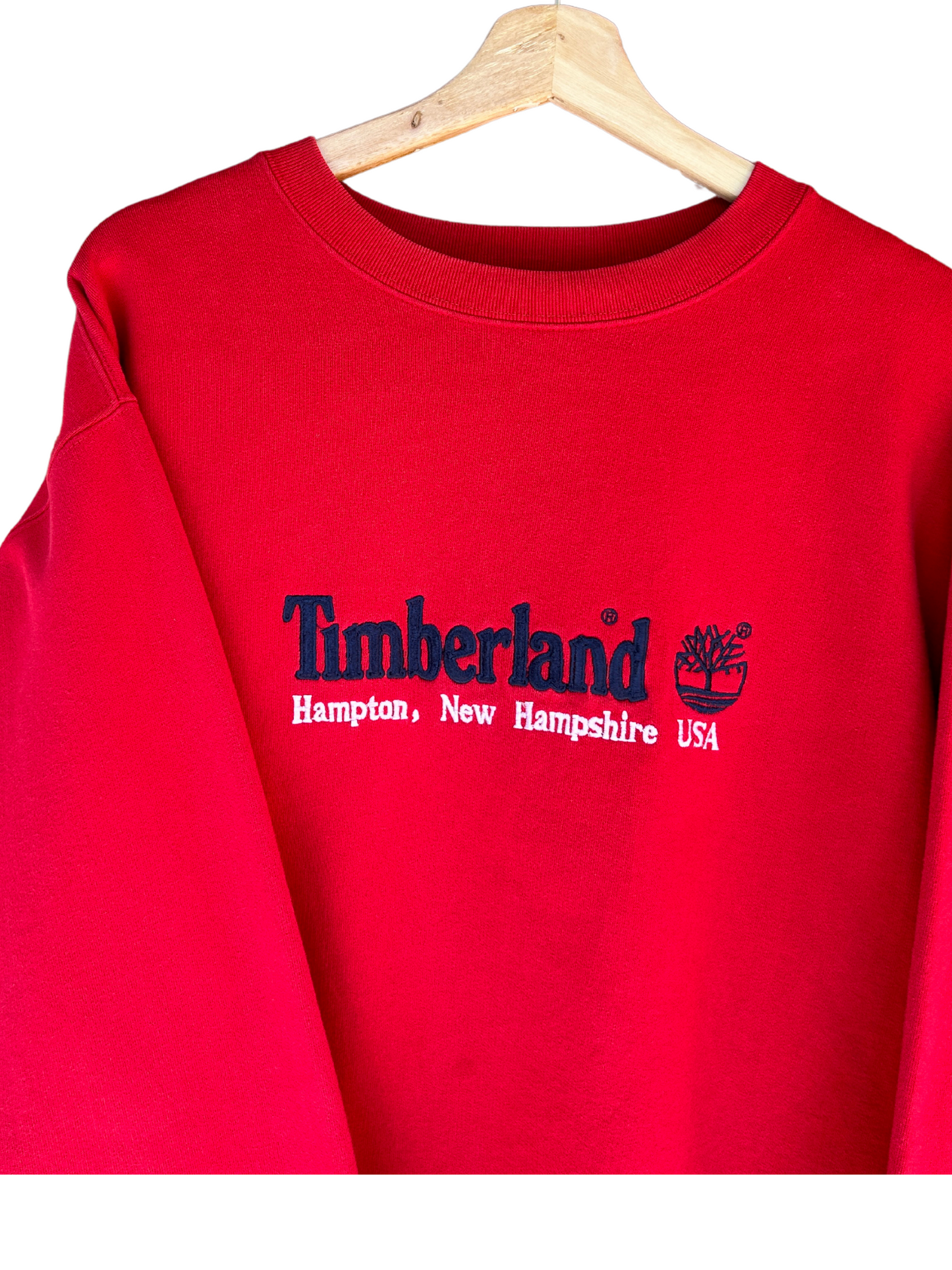 Vintage 90s Timberland crew - large