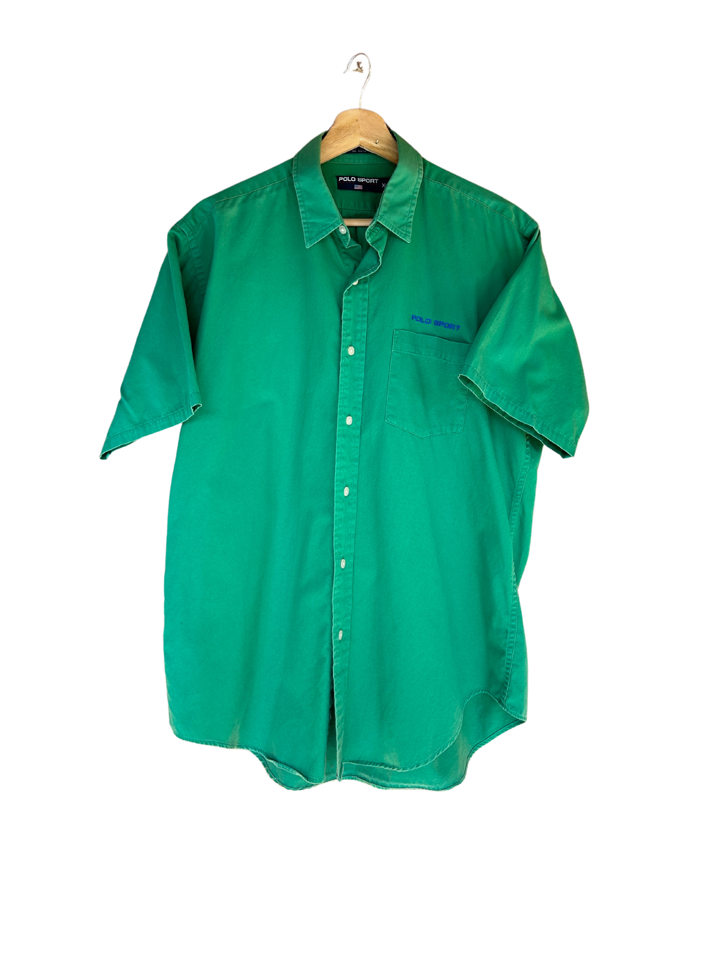 Vintage polo sport button up - medium