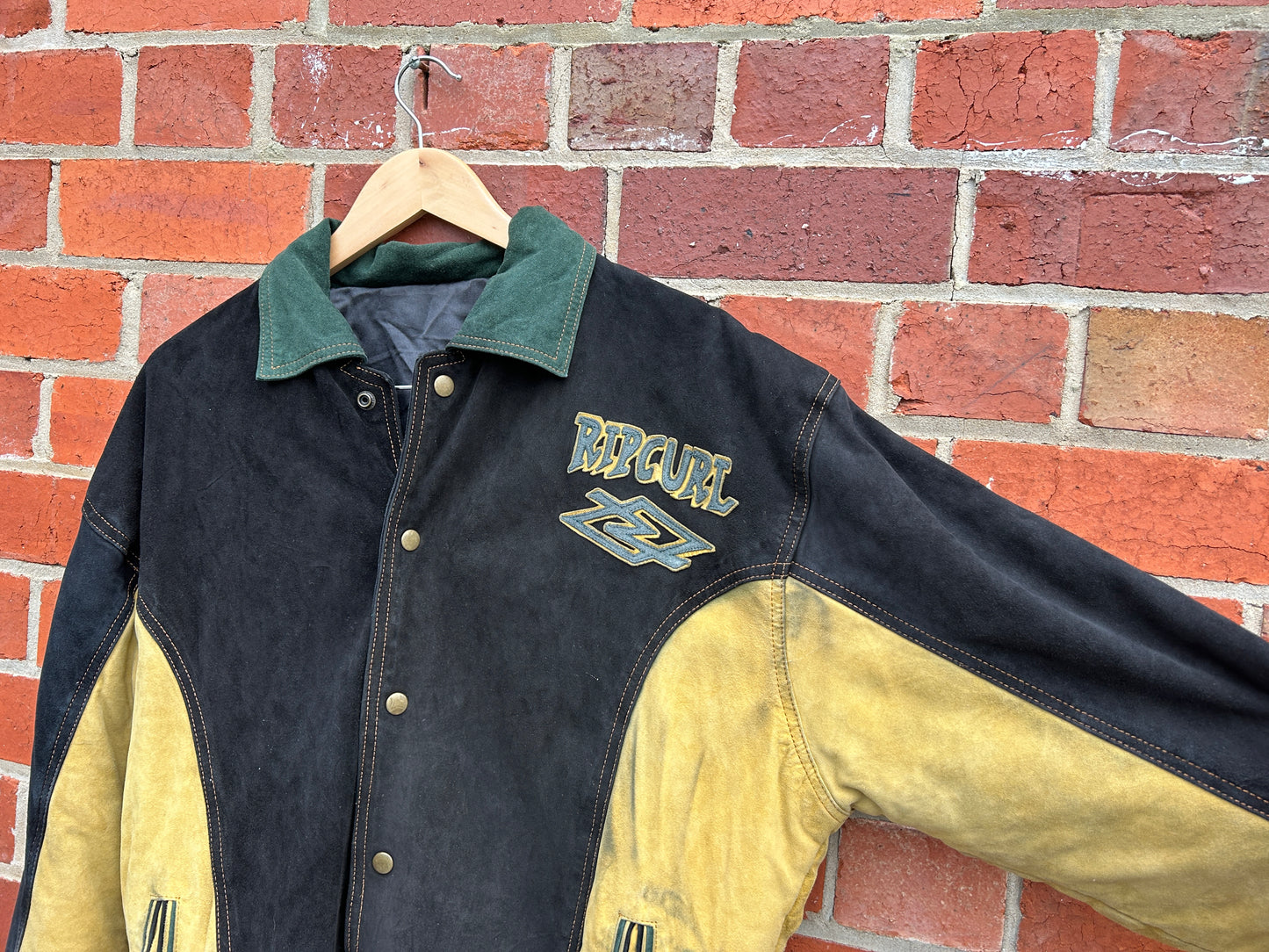 Vintage Rip Curl early 90s suede jacket - Medium