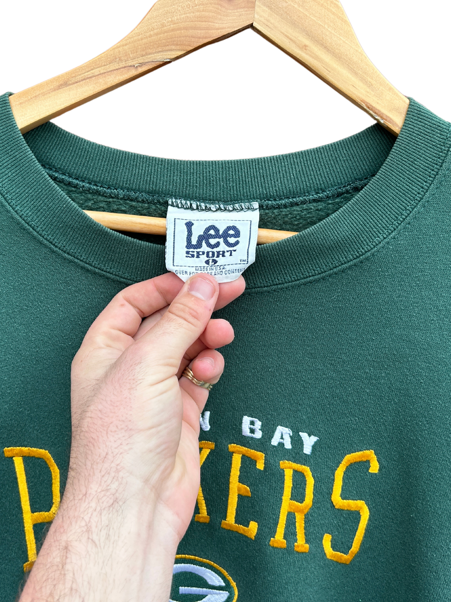 Vintage Packers Lee crew - large